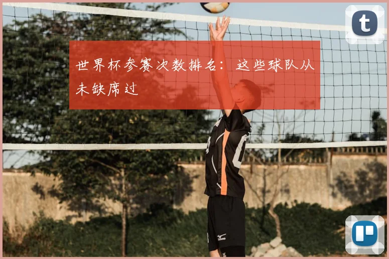 世界杯参赛次数排名:这些球队从未缺席过