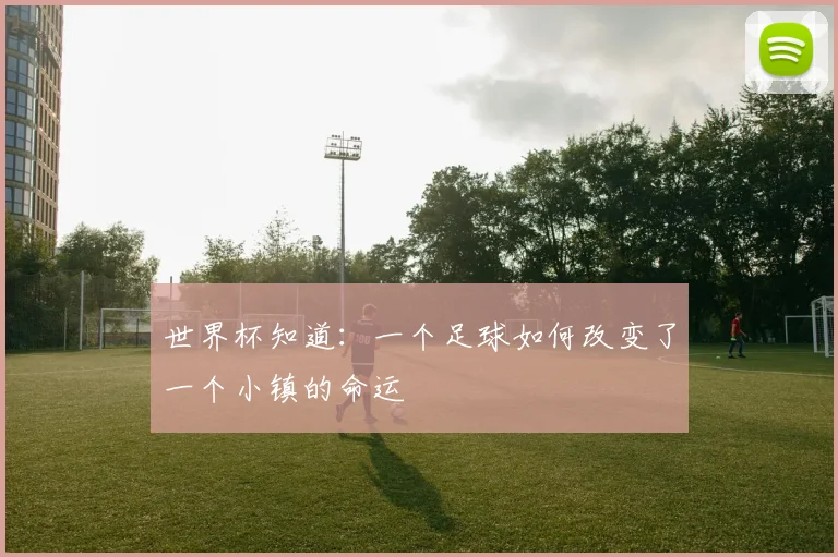 世界杯知道：一个足球如何改变了一个小镇的命运